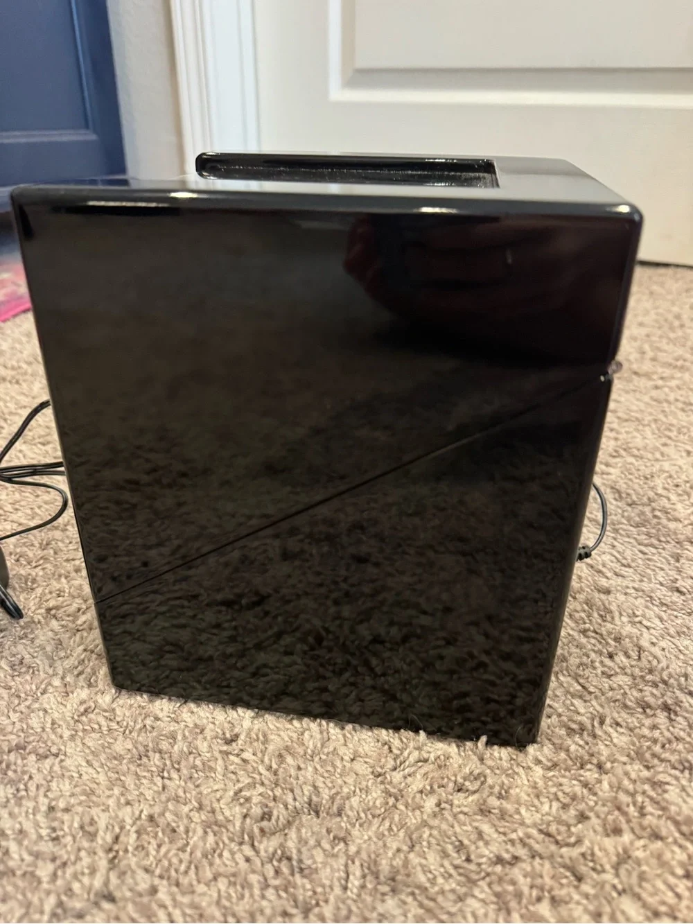 Black Dual Watch Winder with Clear Display